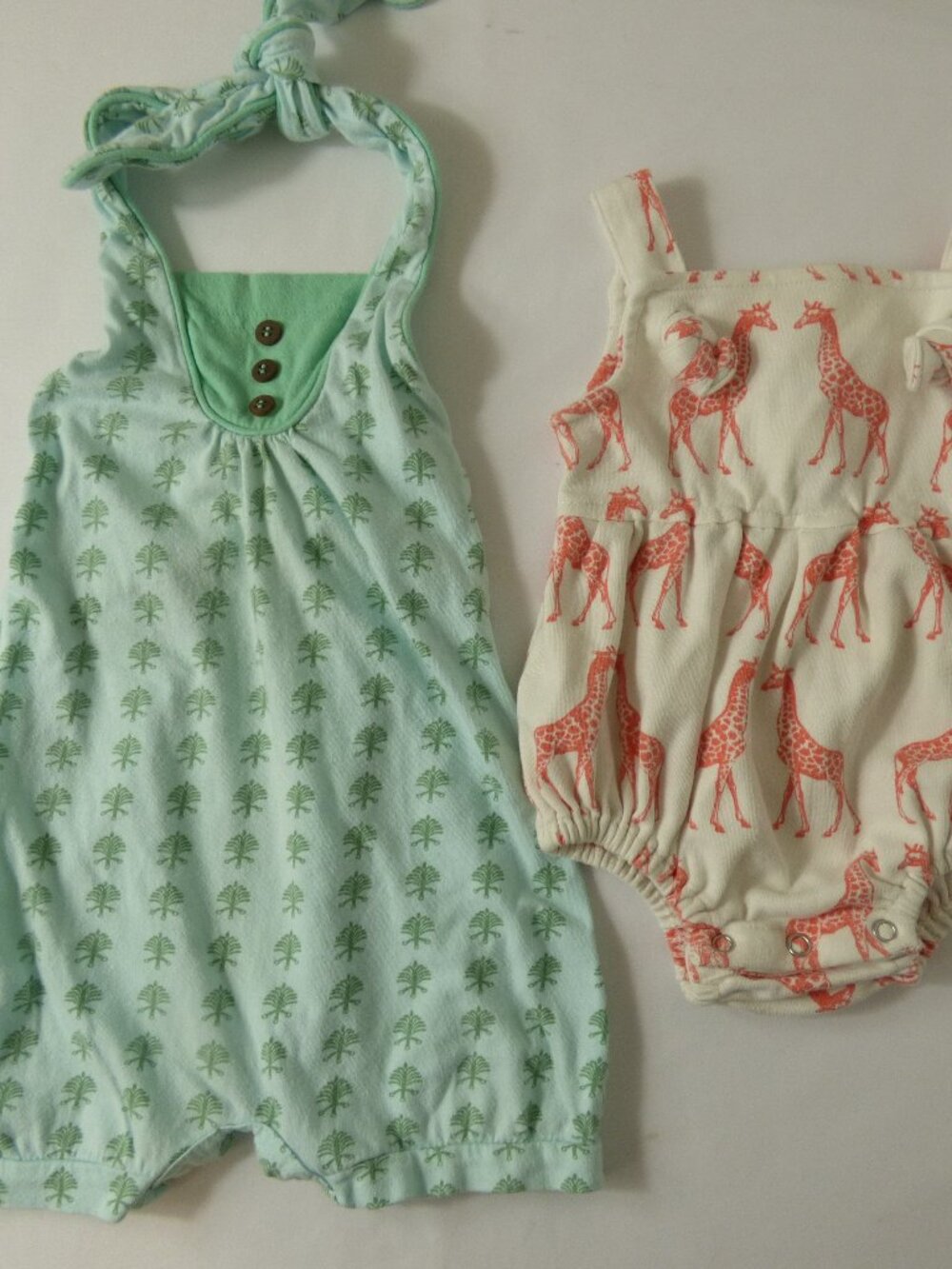 Kate Quinn Baby Girl Vintage Romper Bundle, Size 6-12 Months